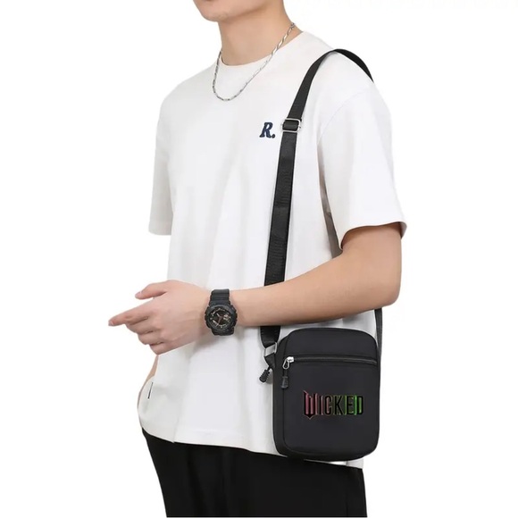 Wicked Messenger Crossbody Bag with Adjustable Strap - Picture 3 of 4